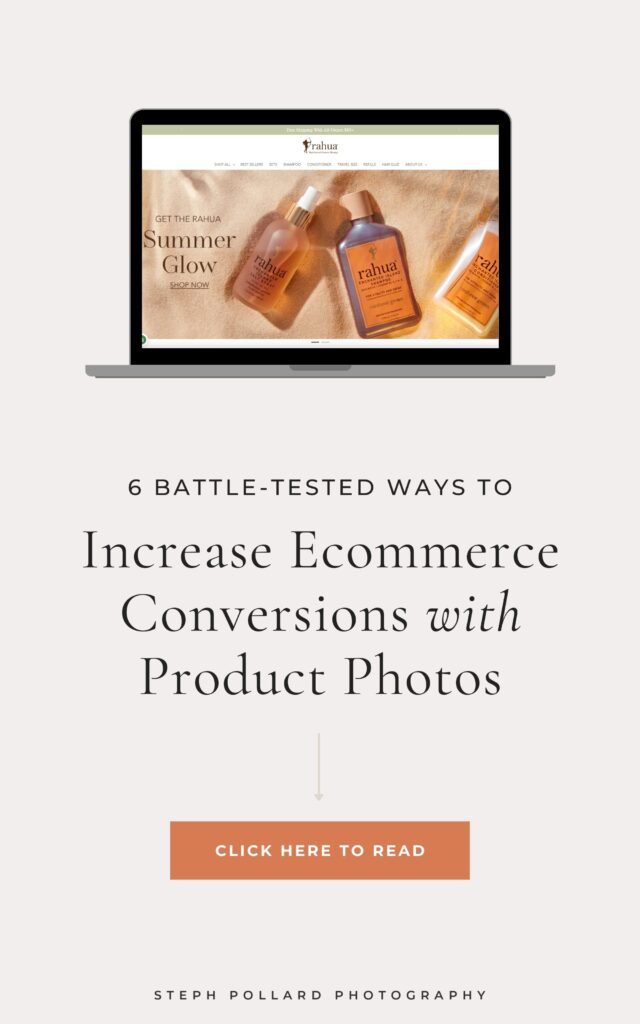 increase ecommerce conversions with product photos