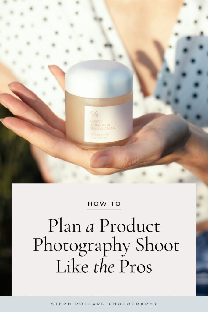 how to plan product photography shoot