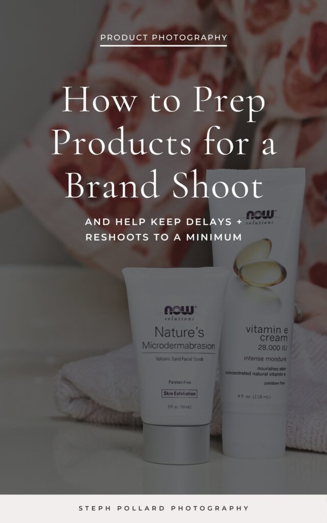 how to prep products for photos